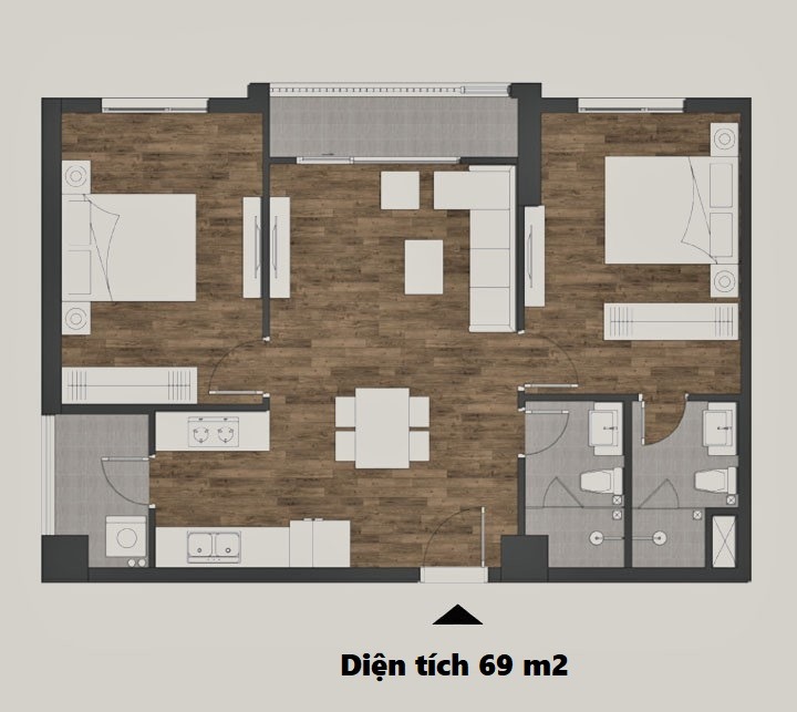 Mandala CT14: Vị trí Tứ Hiệp, kết nối trung tâm qua Vành đai 3. 2 Mandala CT14: Vị trí Tứ Hiệp, kết nối trung tâm qua Vành đai 3. 2